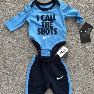Nike Blue and Black Baby Outfit-NWT